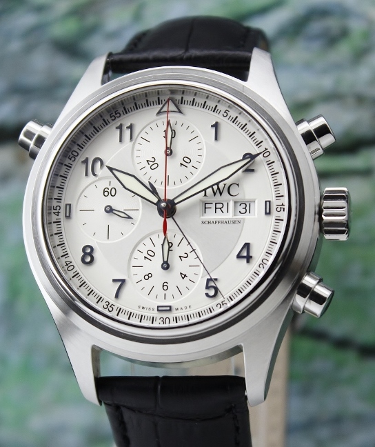(image for) IWC Spitfire Pilot Doppel Chronograph Automatic Watch / IW3713-43